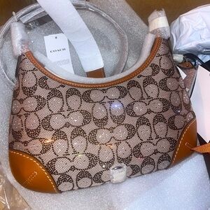 BNWT COACH hobo crystal shoulder bag